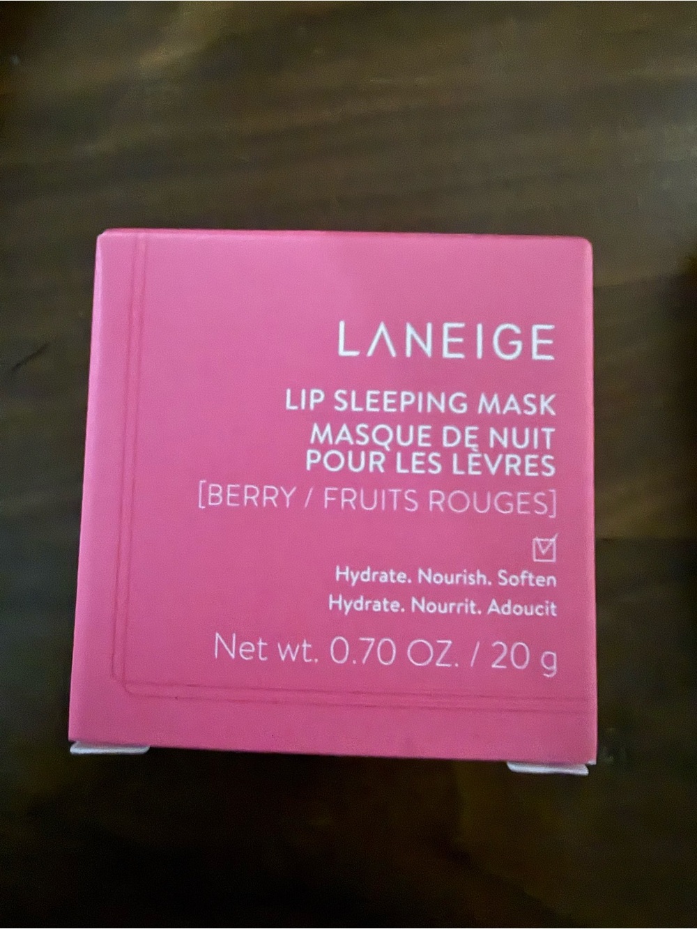 LANEIGE Lip Sleeping Mask - Berry Pink Box